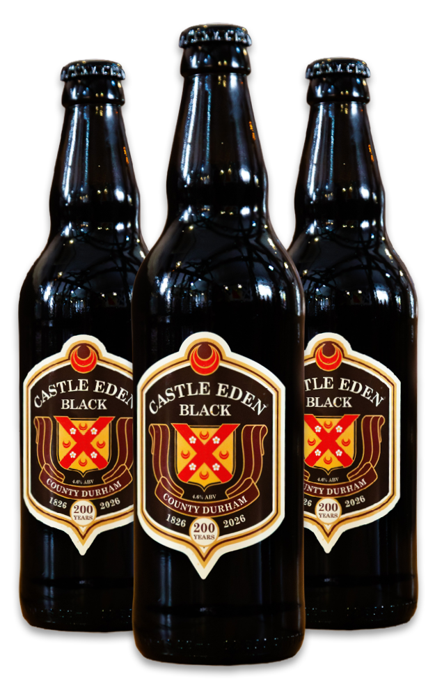 Castle Eden Black Bottles